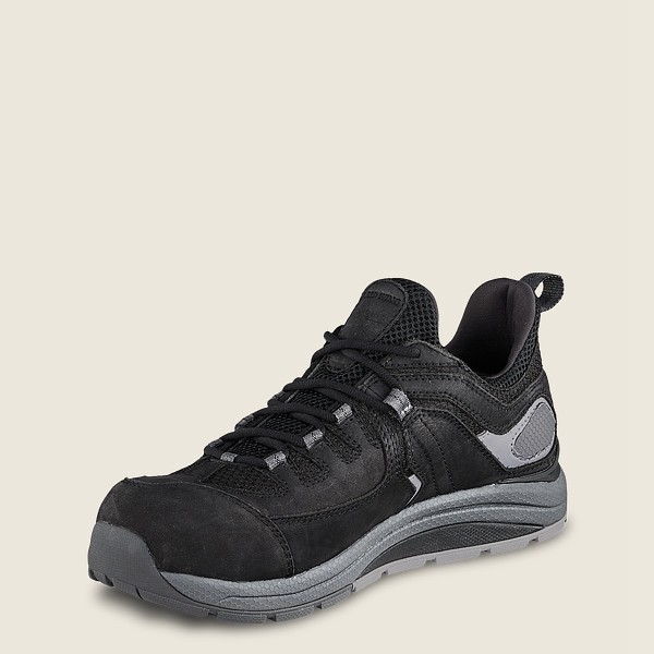 Red Wing Mens Cooltech™ Athletics - Safety Toe - Work Shoes Black/Grey - 0318EVIBM